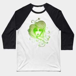 Green Girl Baseball T-Shirt